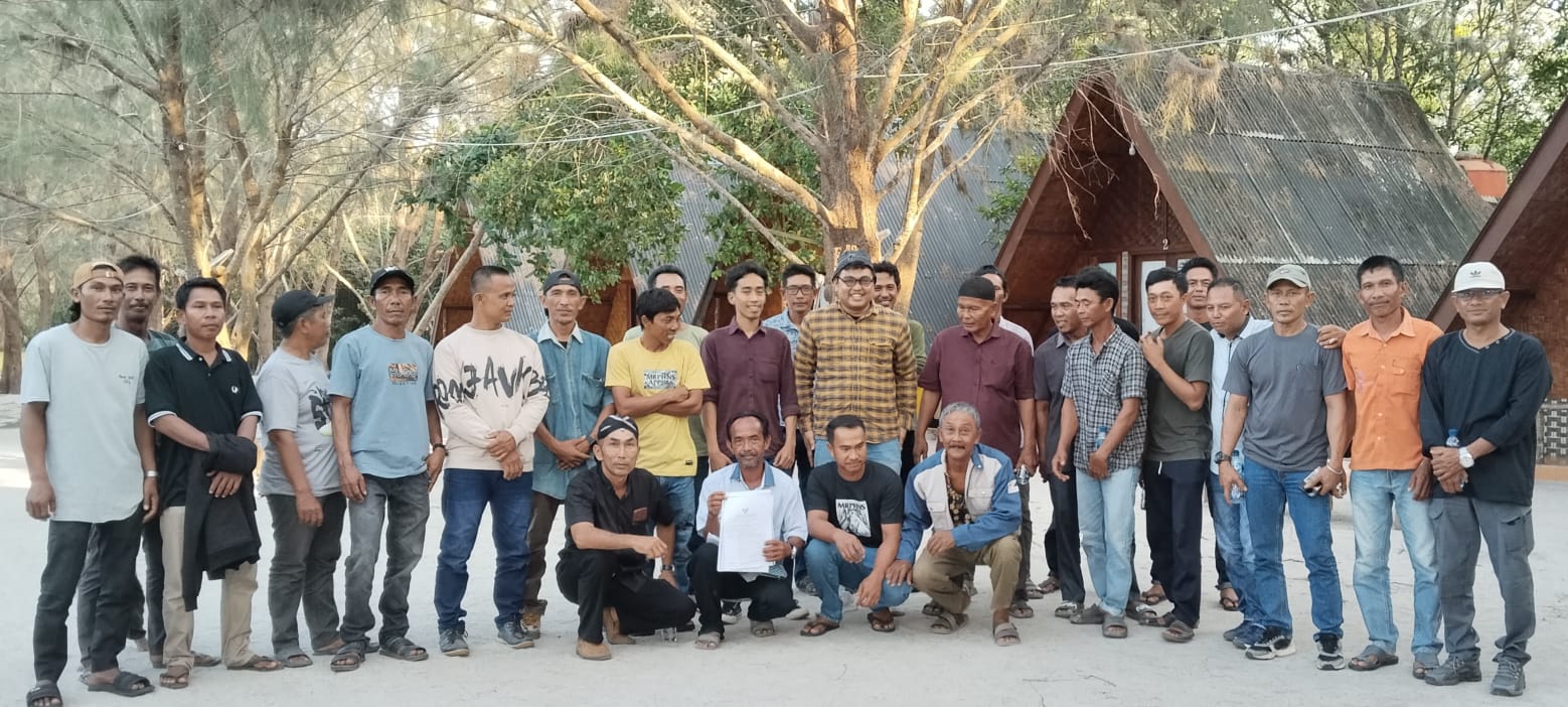 Nelayan Tradisional Sergai Gandeng ANSU Dan WALHI Sumut Atasi Maraknya Pukat Trawl