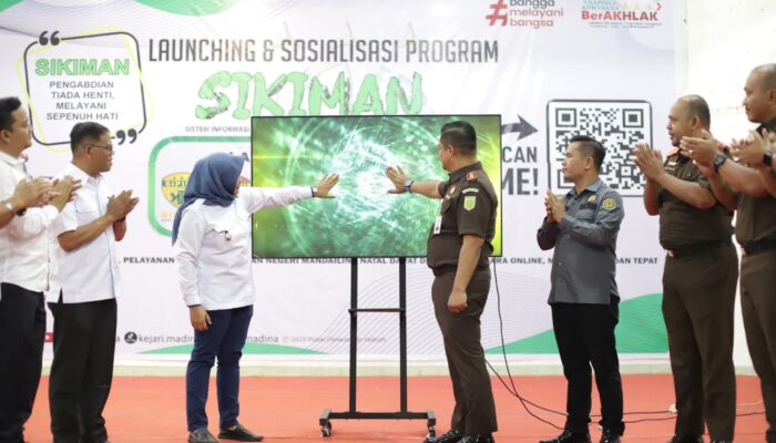 Kejari Madina Luncurkan Aplikasi SIKIMAN Permudah Akses Pelayanan Hukum