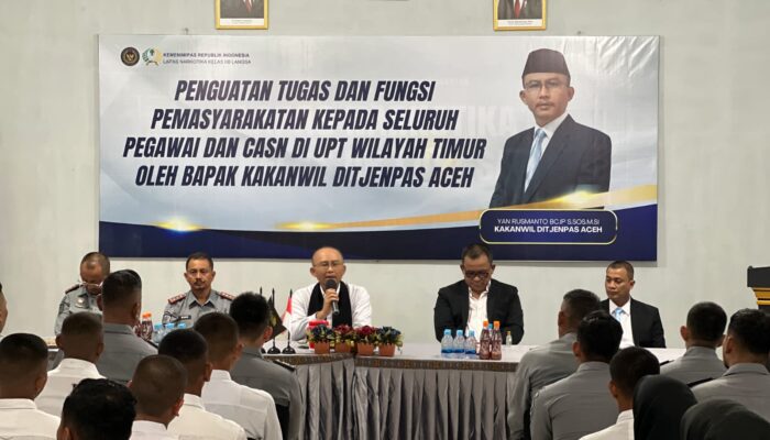 Pegawai Dan CASN UPT Wilayah Timur Ikuti Penguatan Tusi Kakanwil Ditjenpas Aceh