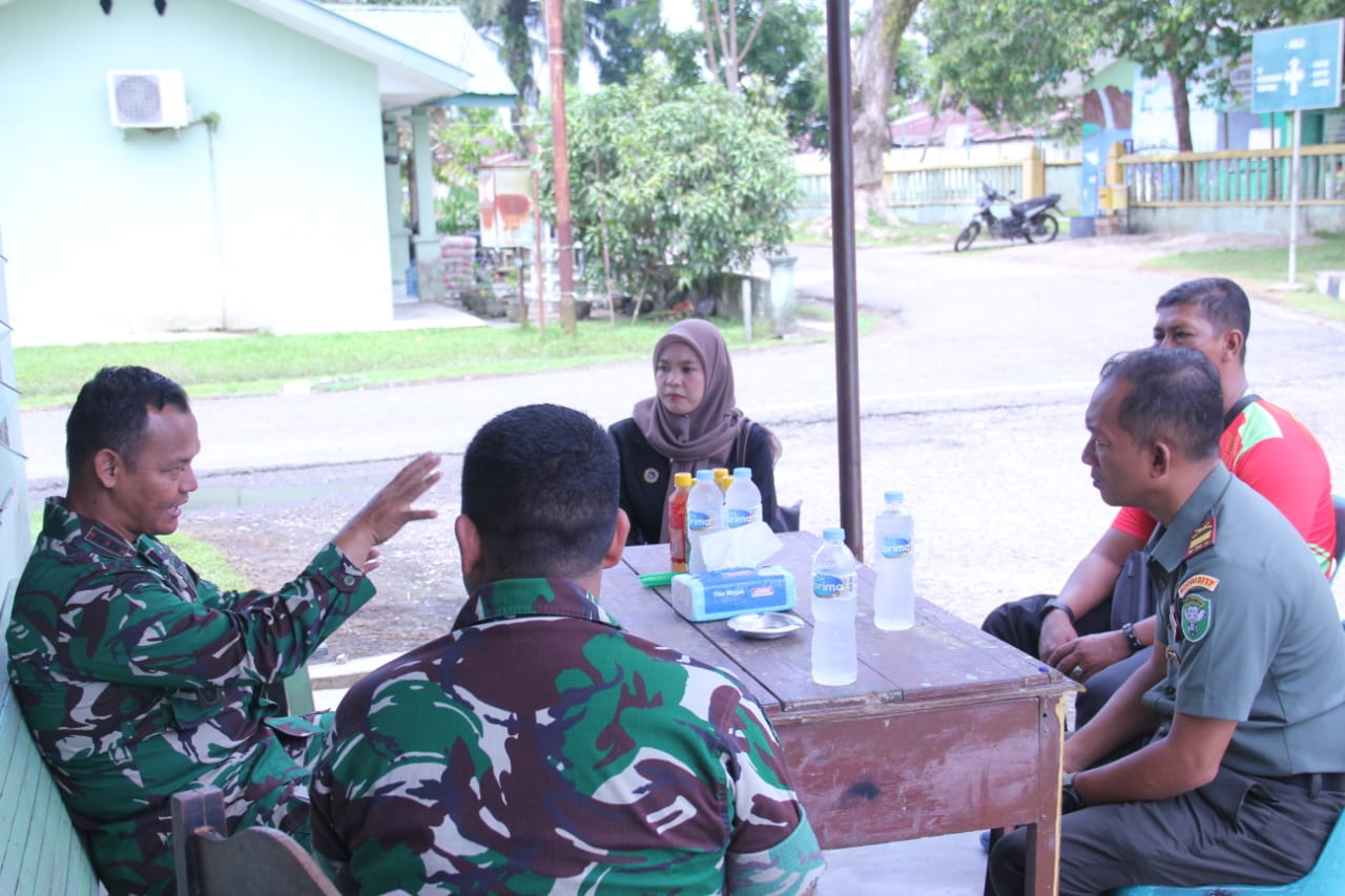 Dandim Aceh Tamiang Tinjau Lokasi Pembangunan Dapur MBG Satnonkowil TNI AD