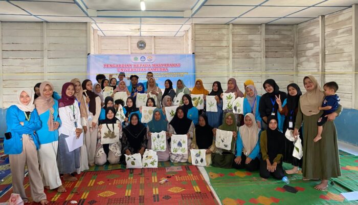 Universitas Samudra Beri Pelatihan Ecoprint