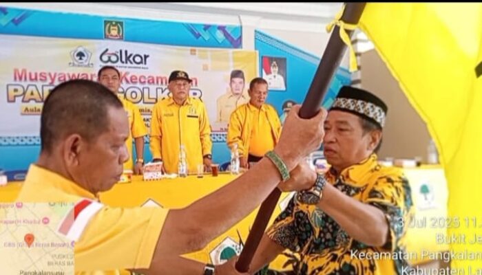Saiful Amri Terpilih Aklamasi Sebagai Ketua PK Golkar Pangkalansusu