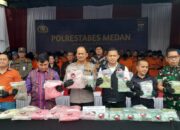 Polrestabes Medan Musnahkan 35,1 Kg Sabu