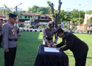 Polres Sabang Gelar Upacara Pelepasan Purnabakti Kompol Ridwan