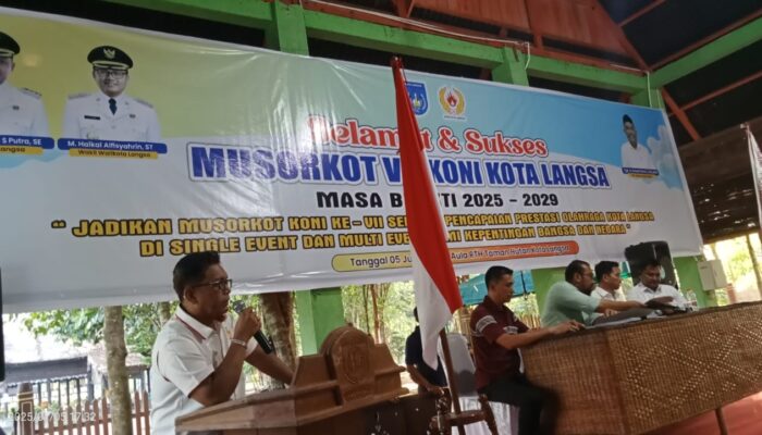 Terpilih Aklamasi, Saifullah Ketum KONI Langsa