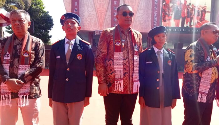 120 Siswa Yayasan Tunas Bangsa Soposurung Dikukuhkan