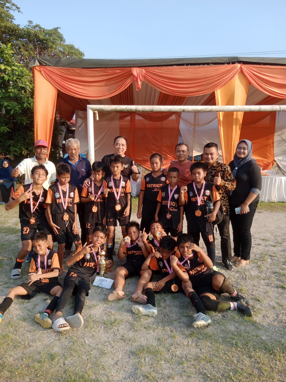 SSB Sejati Pratama A Juara I Turnamen HUT SSB Patriot Medan ke-19