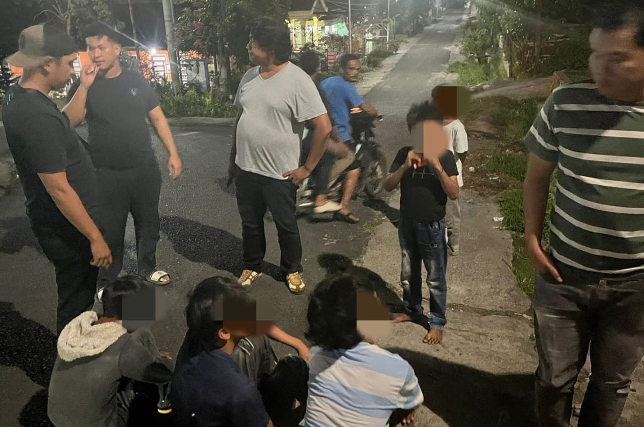 Polres P. Siantar Tindaklanjuti Laporan Masyarakat Amankan 3 Remaja Hirup Lem