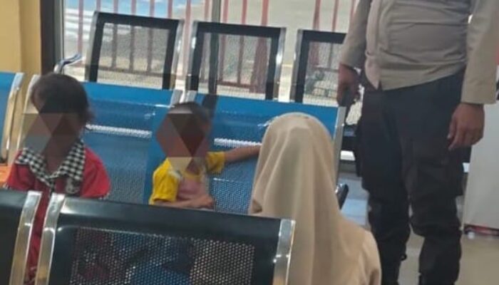 Polres Pematangsiantar Pertemukan Dua Balita Tersesat Dengan Orang Tuanya