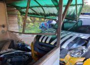 Mobil Dinas Sat Samapta Polres Simalungun Terlibat Laka Beruntun, 1 Luka Ringan