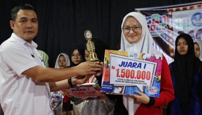 SMAN 1 Lhoksukon, SMAN 1 Syamtalira Bayu Dominasi Juara FLS3N Aceh Utara