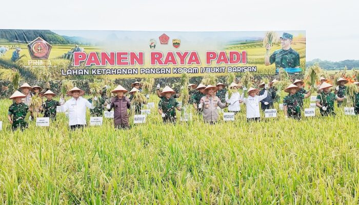 Panen Raya Di Pantai Labu, Panglima TNI: Ketahanan Pangan Persoalan Strategis Bangsa