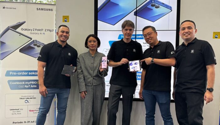 XL PRIORITAS Dan Samsung Tawarkan Bundling Galaxy Z Fold7, Z Flip7 Dengan Internet Unlimited