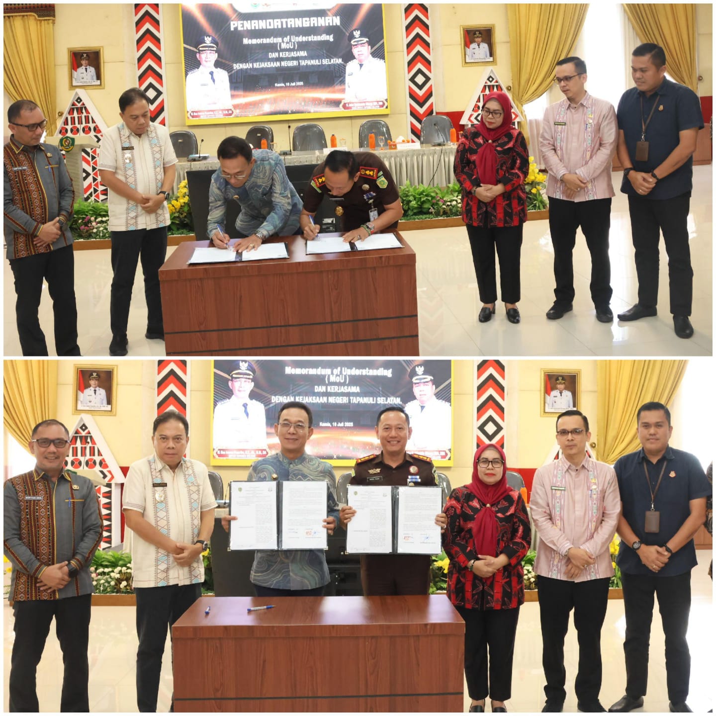 Pemkab Tapsel Jalin Kerja Sama Dengan Kejaksaan Dan Kantor Pertanahan