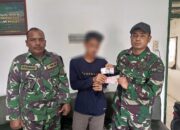 Babinsa Tangkap Pengedar Uang Palsu Di Palas