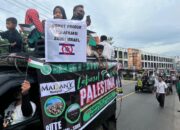 Ribuan Warga Labusel Turun Ke Jalan Bela Palestina