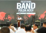 Kapolda Aceh Buka Festival Band Hari Bhayangkara Ke-79