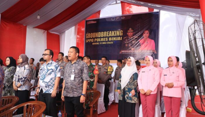 Dukung Pemenuhan Gizi, Pemko Binjai Apresiasi Groundbreaking SPPG Polres Binjai