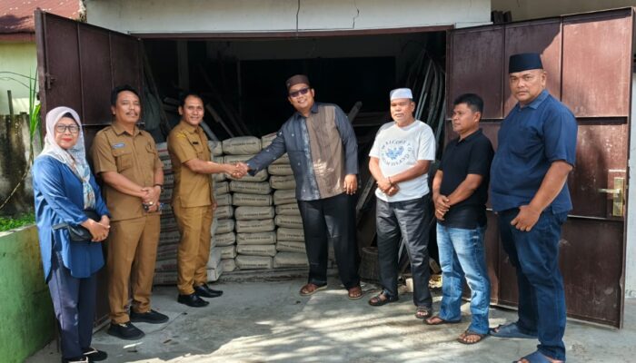Joner Lumbantoruan Bantu Masjid Al-Hilal, Dukung Binjai Religius Dan Berbudaya
