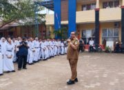 Hari Pertama Sekolah, Bupati Agara Tinjau Pelaksanaan MPLS