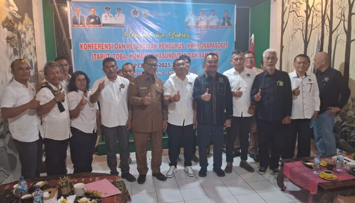 Konferensi Dan Pelantikan Pengurus PWI Bonapasogit Periode 2025-2028 Diapresiasi