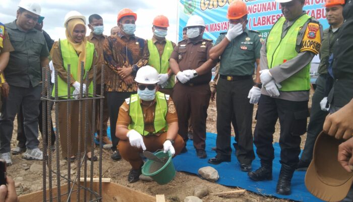 Pembangunan Labkesmas Padanglawas Dimulai