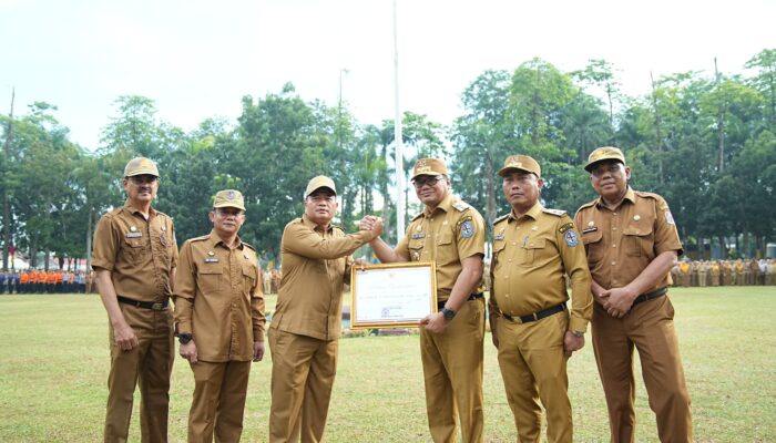Bupati Deliserdang Gelar Apel Pelepasan Sekda Ke Pemprovsu