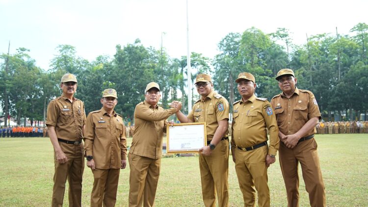 Bupati Deliserdang Gelar Apel Pelepasan Sekda Ke Pemprovsu