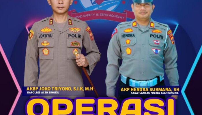 Polres Aceh Singkil Tekan Angka Lakalantas
