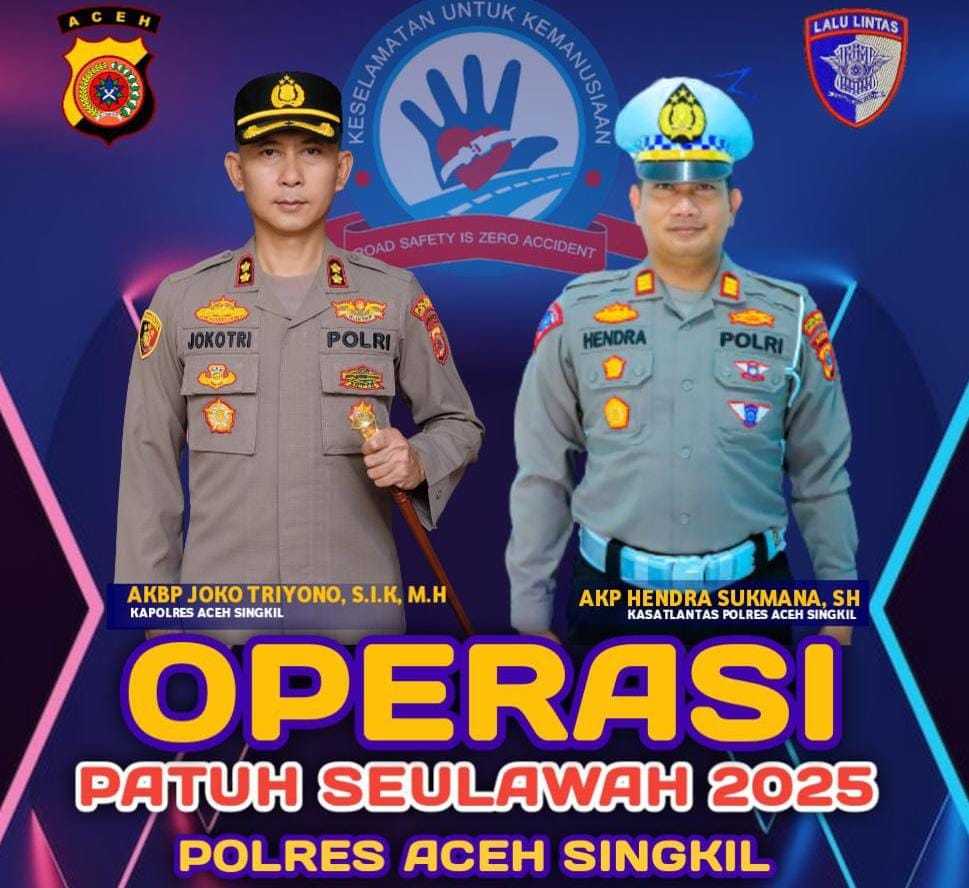 Polres Aceh Singkil Tekan Angka Lakalantas