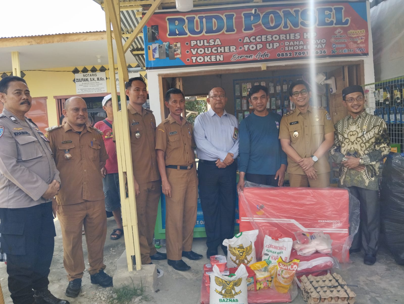 Wawako Binjai Salurkan Bantuan Korban Kebakaran