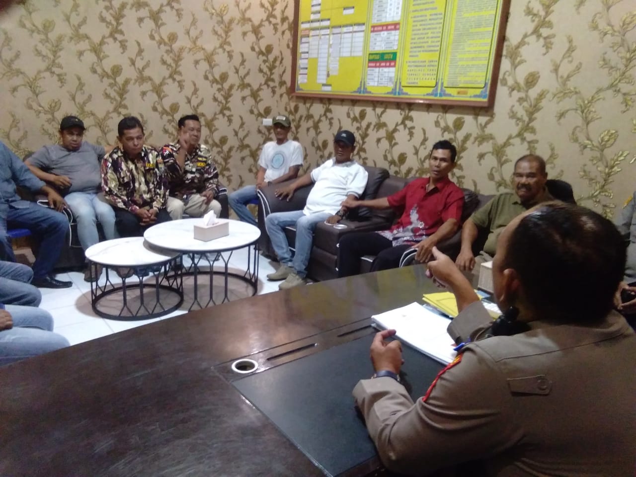 Dalam Upaya Menjaga Kondusivitas, Kapolsek P. Brandan Undang Sejumlah Pimpinan Ormas