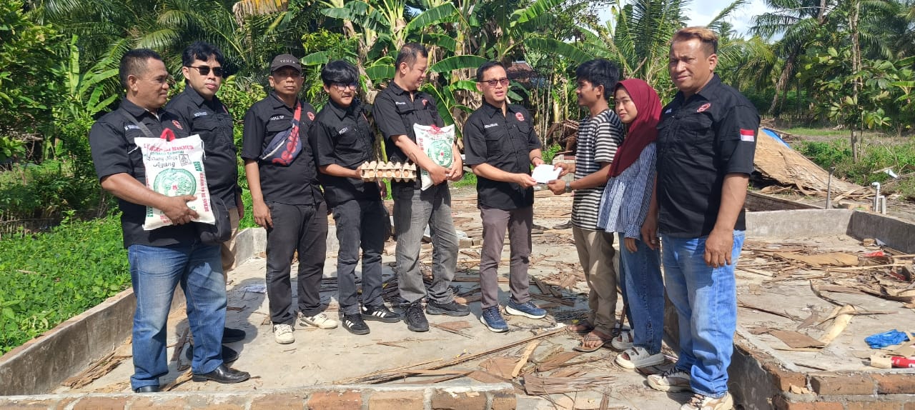 Forwakum Sergai Beri Tali Asih Korban Angin Puting Beliung