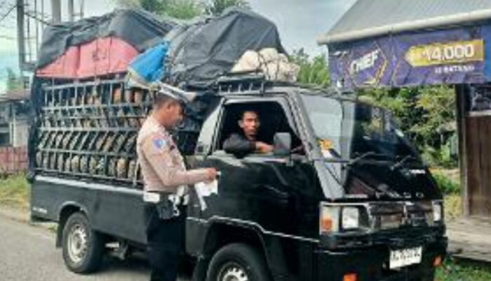 Satlantas Polres Abdya Tindak Pelanggar Lalu Lintas