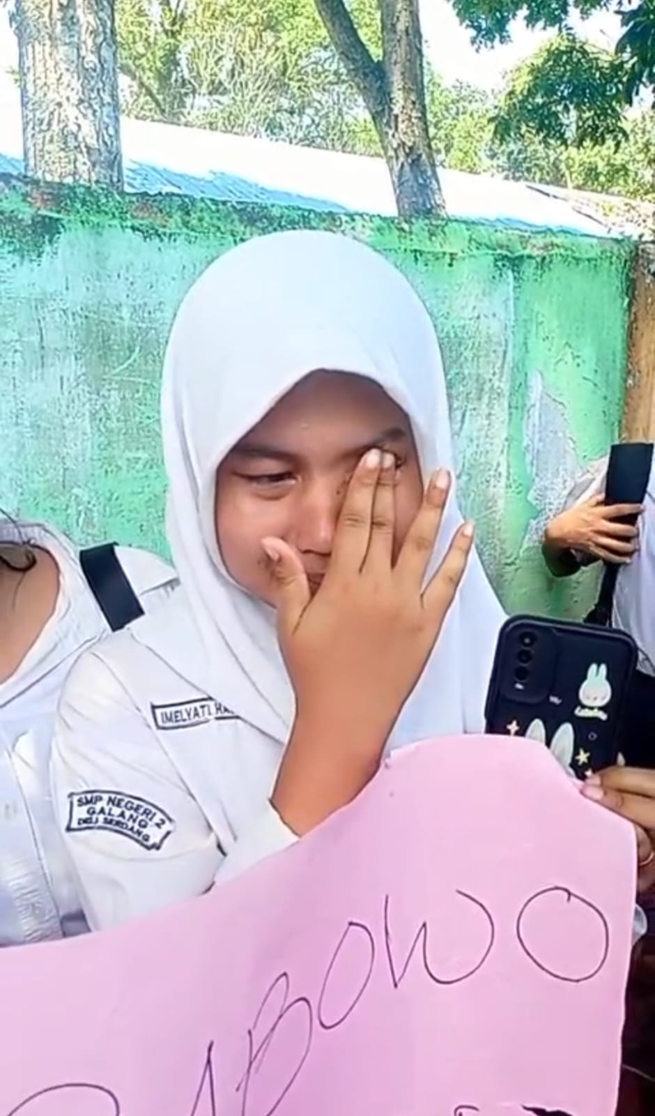 Cerita Berakhirnya Polemik Pemkab Dan Al Washliyah, Siswa SMPN 2 Galang: Terima Kasih Pak Gubernur, Pak Bupati!