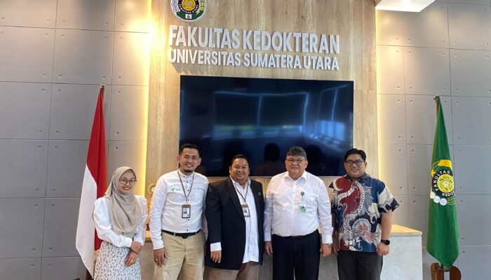 Dekan FK USU Terima Kunjungan Pimcab DD Waspada, Beri Dukungan Penuh dan Siap Kolaborasi Program Penyaluran ZISWAF