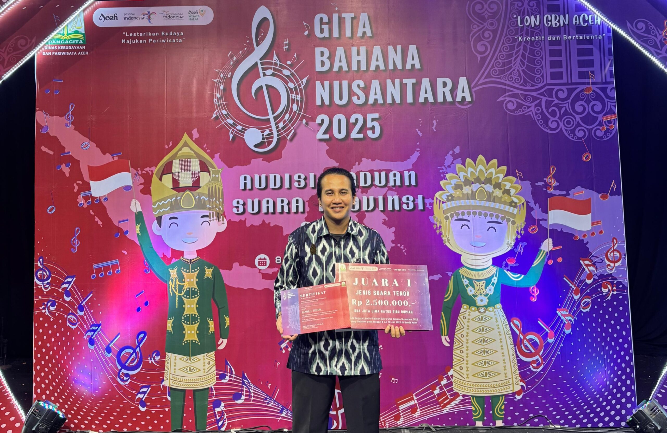 Fathan Boangmanalu, Duta GBN Aceh Ke Istana Negara