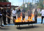 Kejari Langsa Musnahkan Narkotika Dan Perkara TPU Inkracht