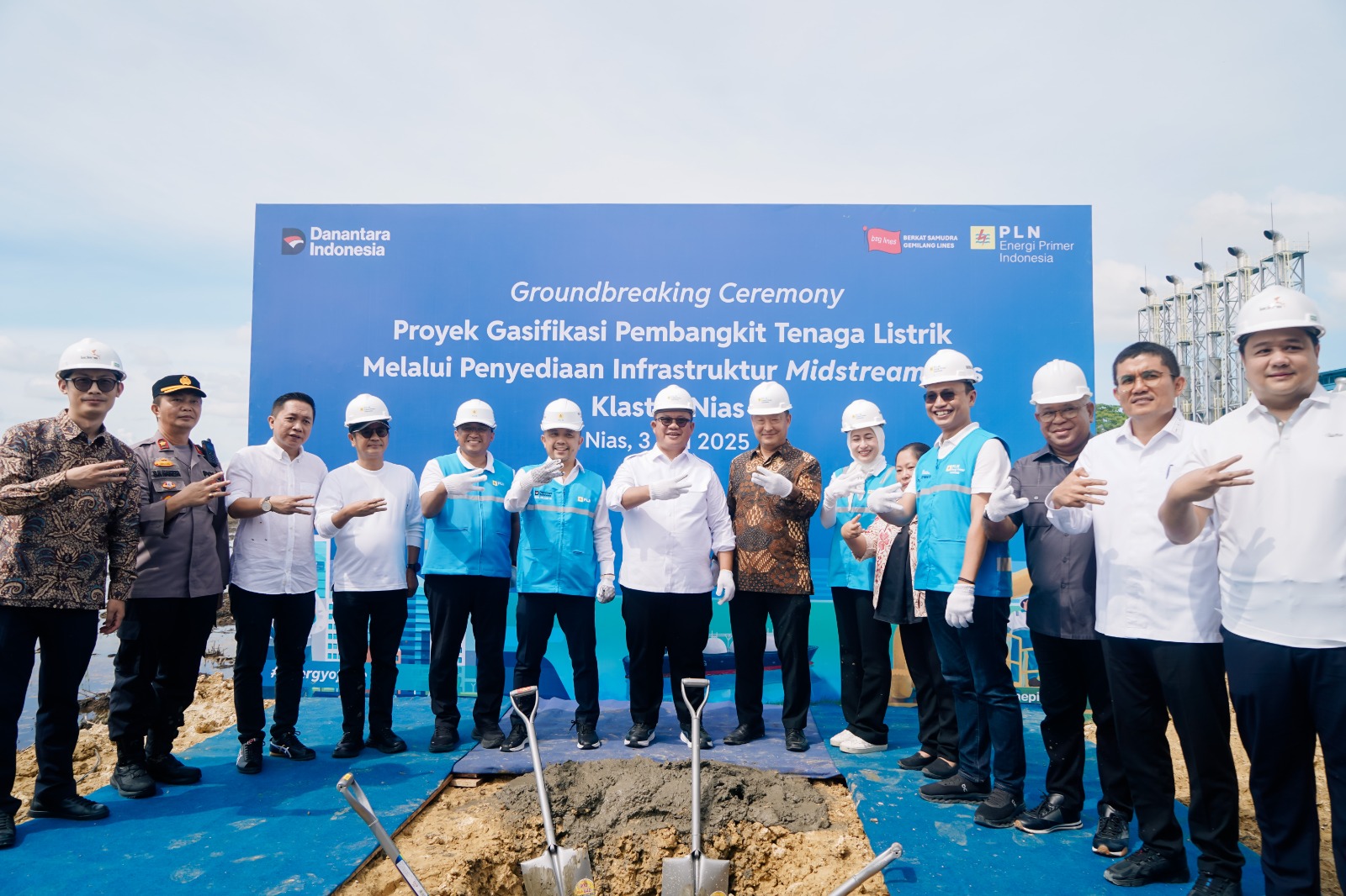 PLN Mulai Pembangunan Infrastruktur Gasifikasi Wujudkan Transisi Energi Bersih Di Nias