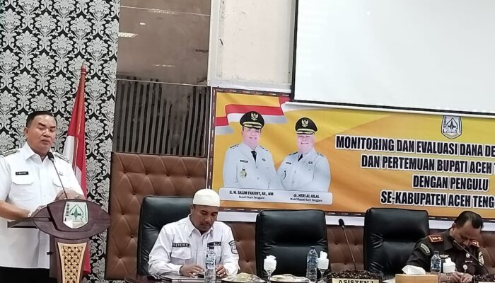 Bupati Agara Tekankan Kepatuhan Pajak Pengulu Kute