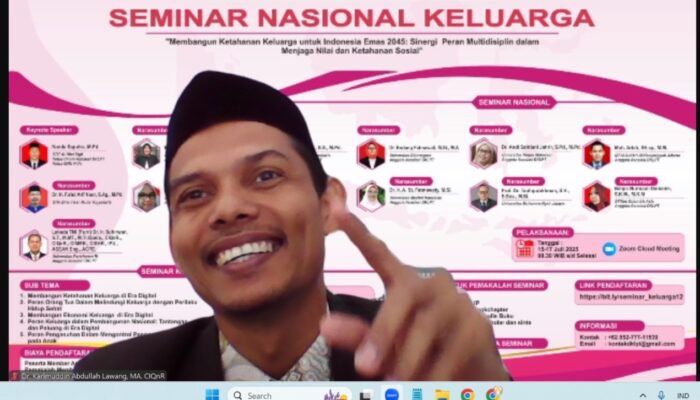 Dosen UNISAI Soroti Peran Islah Dan Mediasi Dalam Seminar Nasional Harganas 2025
