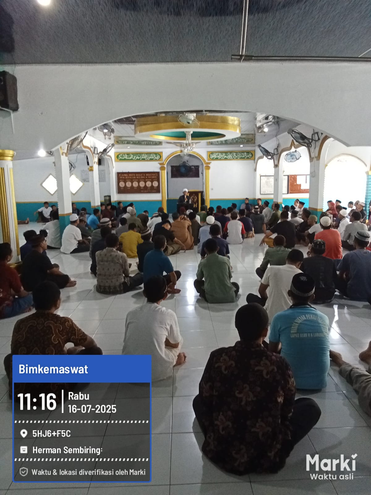 WBP Labuhanruku Ikuti Tausiyah Keagamaan