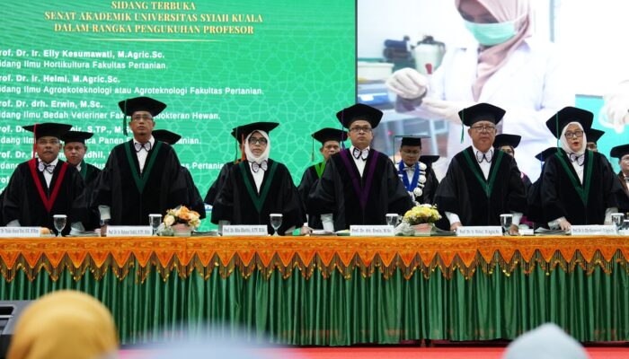 USK Kukuhkan Enam Profesor Baru Dari Berbagai Disiplin Ilmu