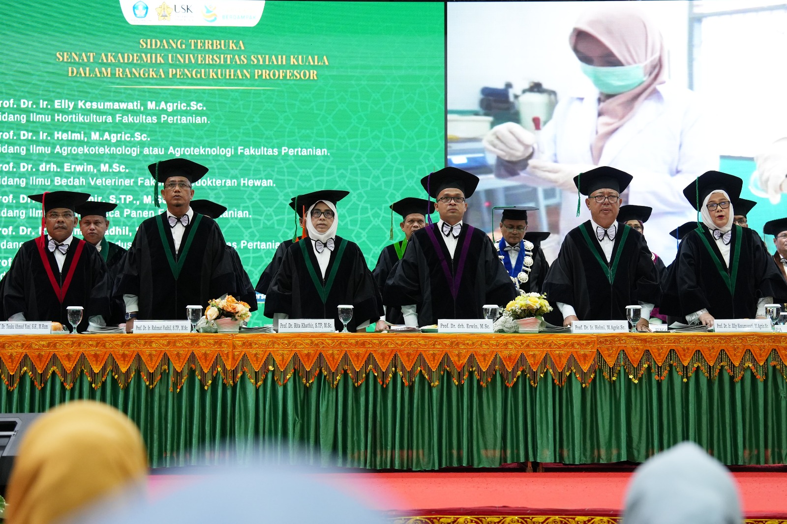 USK Kukuhkan Enam Profesor Baru Dari Berbagai Disiplin Ilmu