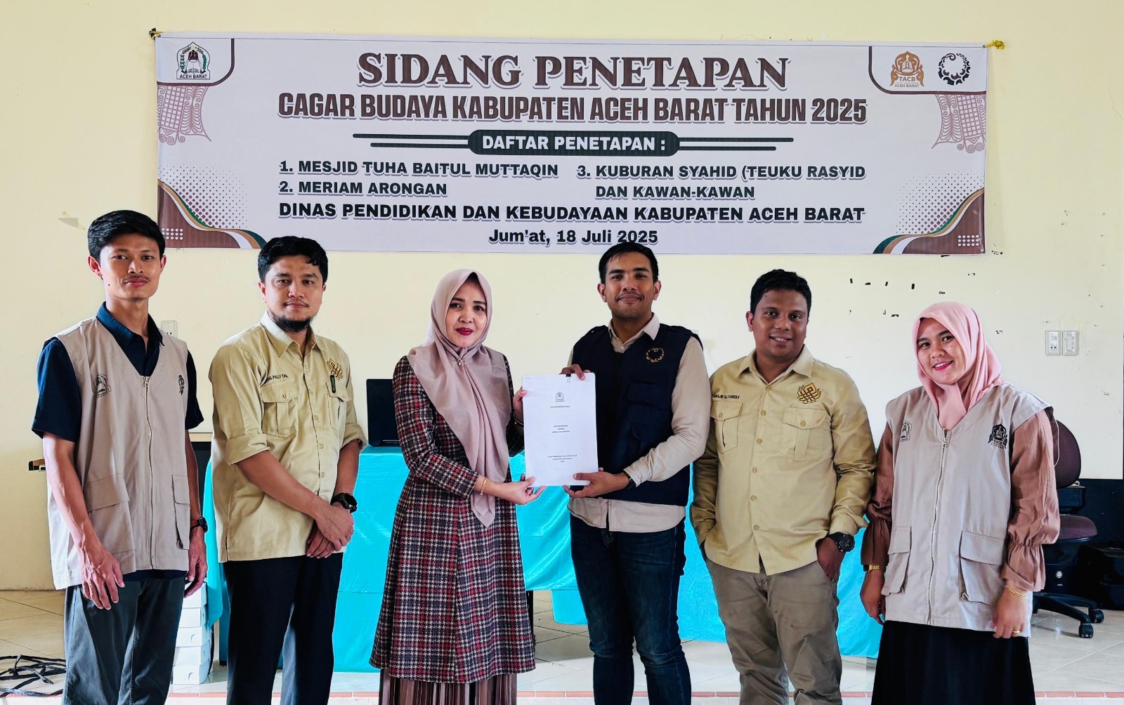 Tiga Situs Bersejarah Di Aceh Barat Ditetapkan Sebagai Cagar Budaya