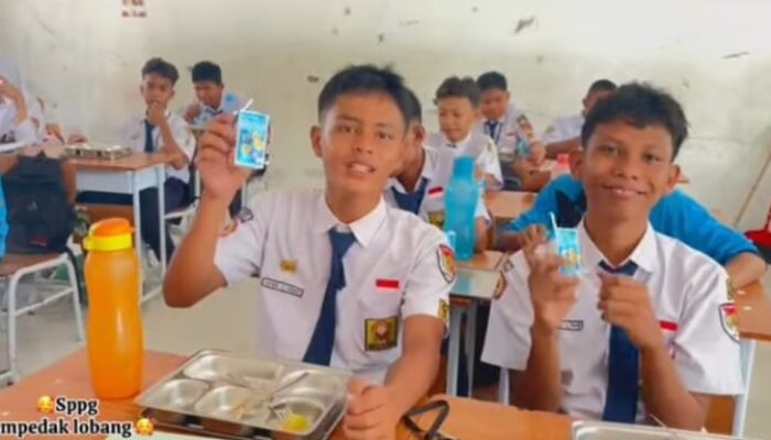 Terima MBG, Pelajar SMPN 1 Sei Rampah Apresiasi Presiden Dan Bupati Sergai