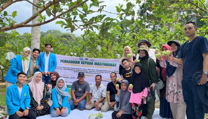 Digitalisasi Agrowisata, Tim PKM Unsam Kembangkan Sistem Informasi Kelompok Tani Jambu Kristal