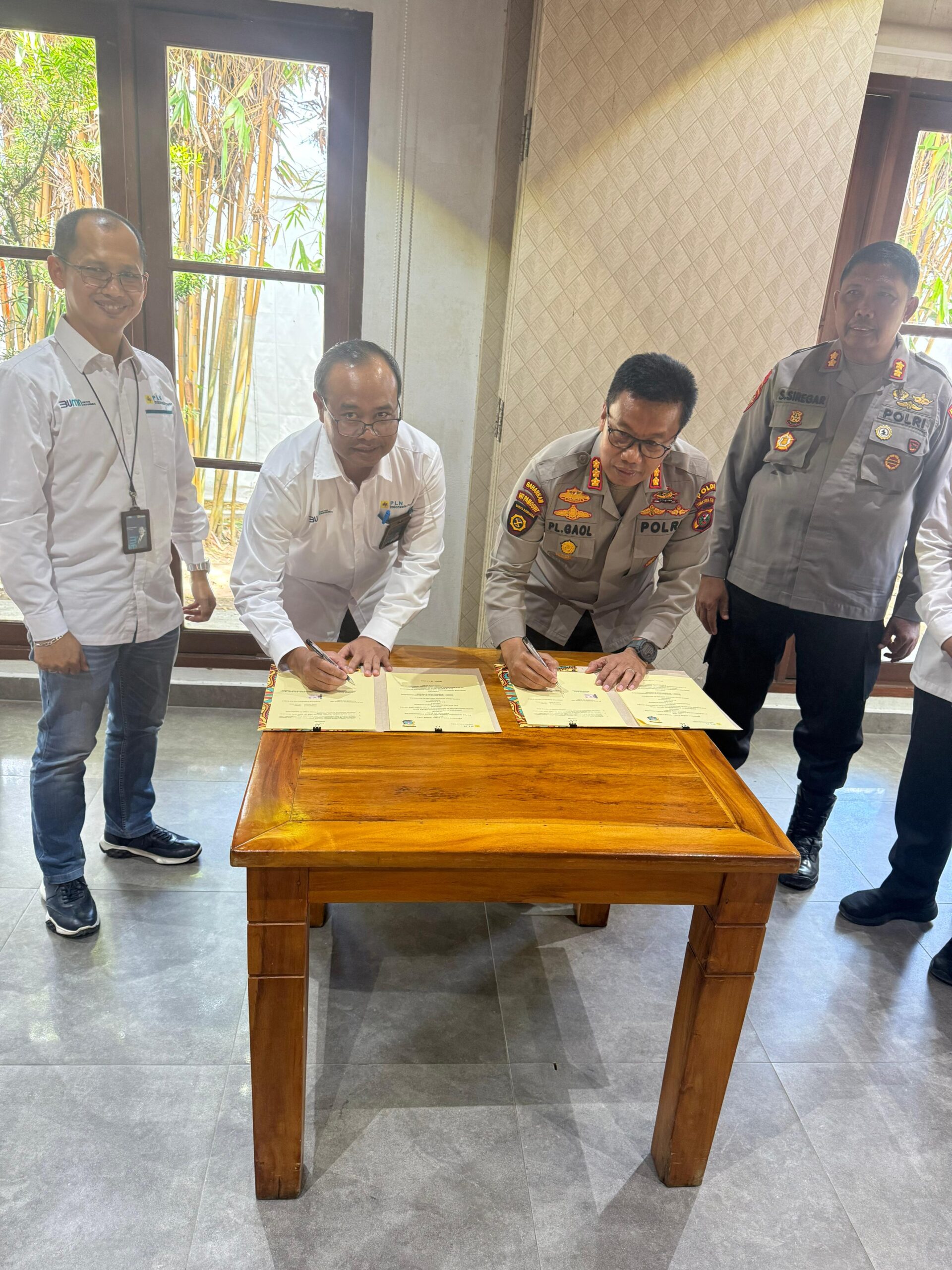PLN Indonesia Power UBP Pangkalansusu Tandatangani PKS Dengan Polda Sumut