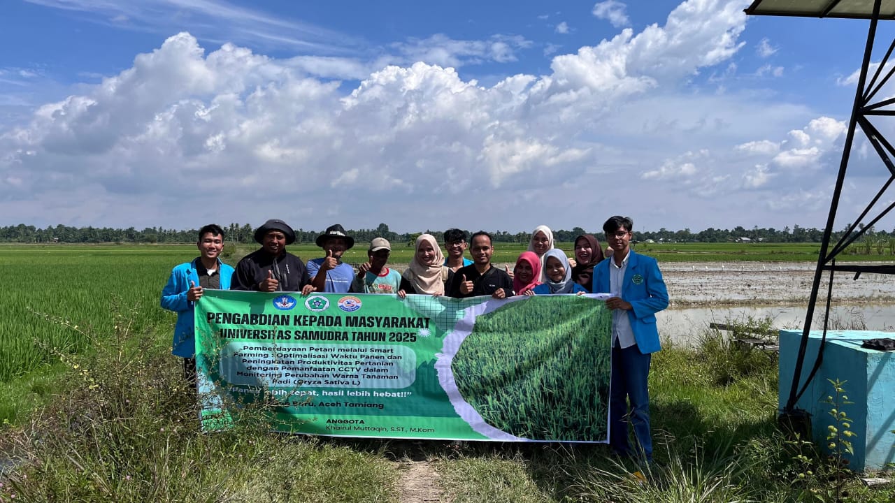 Tim PKM Unsam Kembangkan Sistem Pemantauan Waktu Panen Padi Berbasis Teknologi