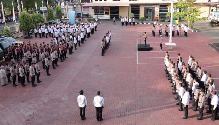 Kapolresta Banda Aceh Tekankan Disiplin Personel Dalam Bertugas